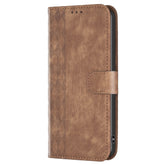 Plaid Embossed Leather Phone Case